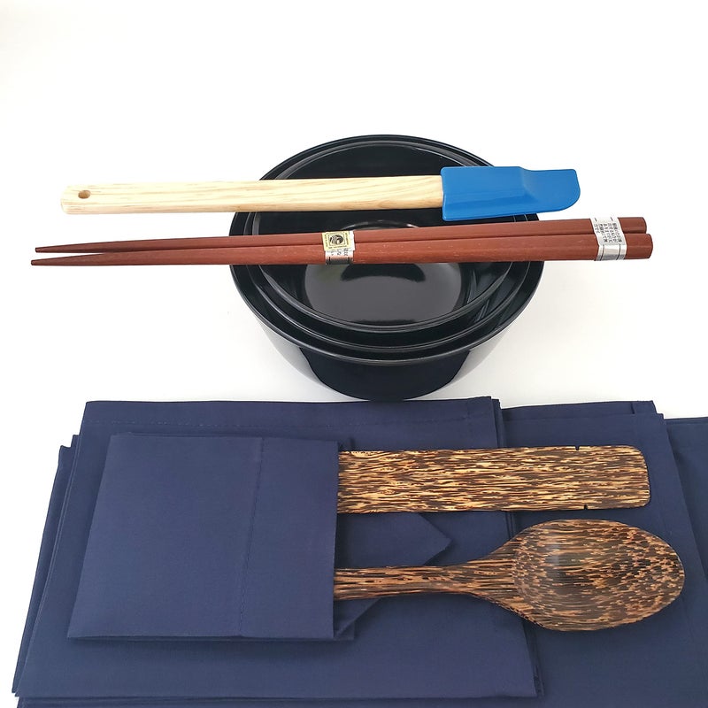 Still Sitting Oryoki Bowl Set (Navy Blue) - Image 1